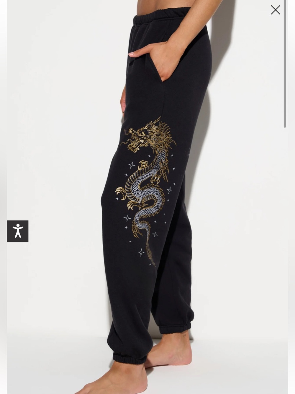 Spiritual Gangster Spirit Sol Sweatpant Black size XL NWT NEW